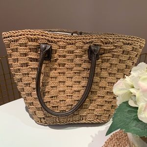 J. Crew Straw Rattan Bag